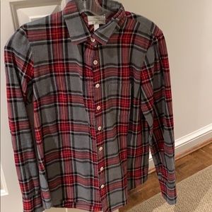 J. Crew Plaid Button Down